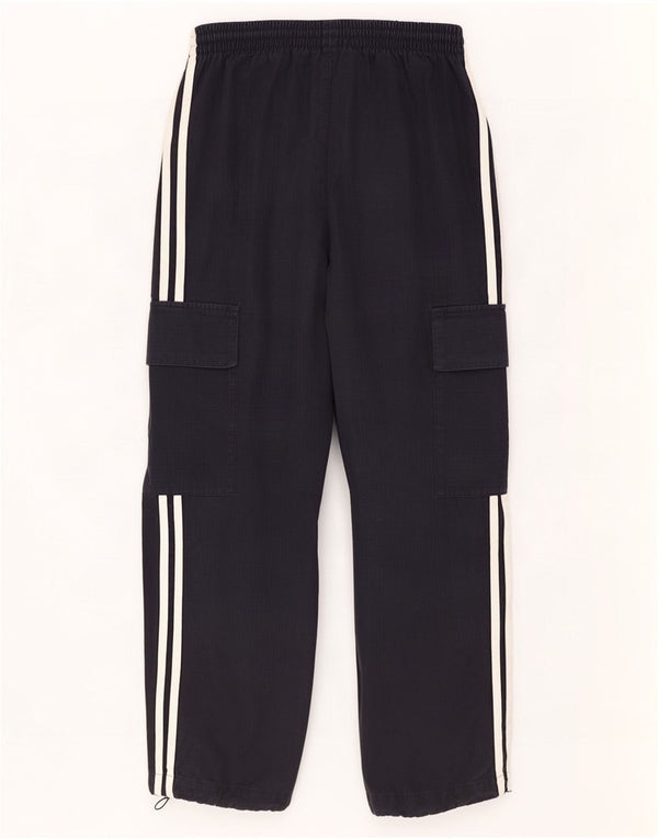 Pantaloni cargo pentru bărbați Adidas Loose Fit Medium W32 L27 Bumbac negru