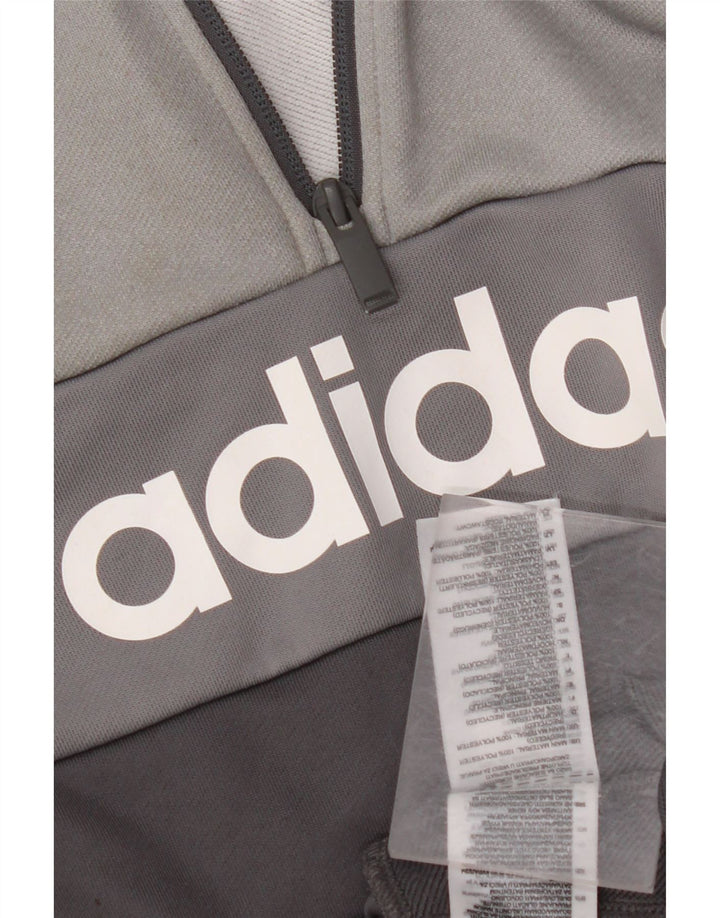 Pulover ADIDAS Aeroready Graphic pentru băieți 9-10 ani, gri
