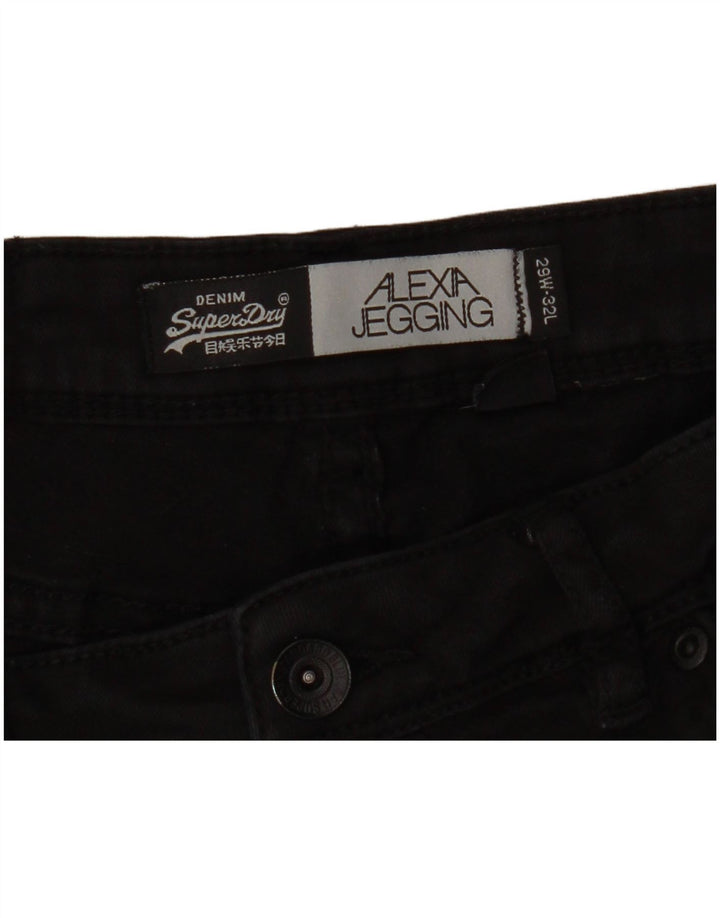 Blugi jegging Alexia pentru bărbați SUPERDRY W29 L32 negri
