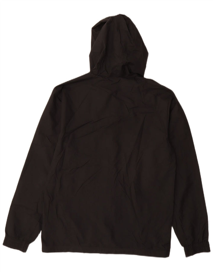Jachetă de ploaie cu glugă pentru bărbați Adidas UK 36 Poliester negru mic