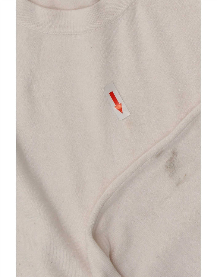 Pulover pentru damă Zara, cu gât turnut, mare, alb