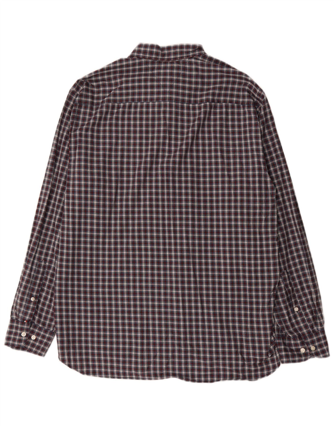 Cămașă pentru bărbați Tommy Hilfiger, cu tăiere obișnuită, XL, bumbac cu carouri bleumarin