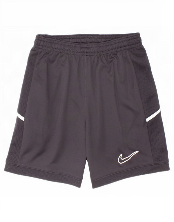 Pantaloni scurți sport Nike Dri Fit pentru băieți 8-9 ani poliester negru mic