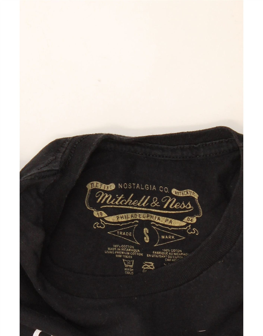 Tricou grafic MITCHELL & NESS pentru bărbați Los Angeles Lakers Top mic negru