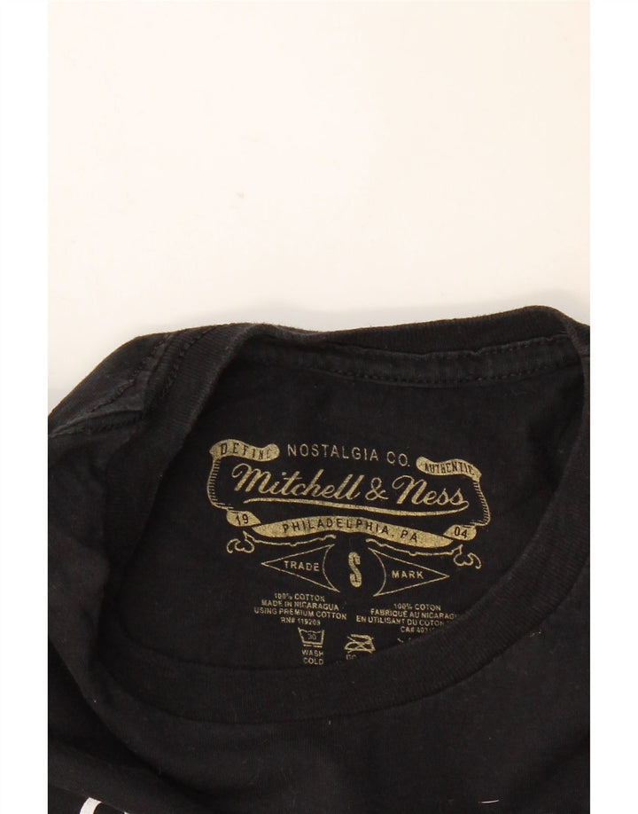 Tricou grafic MITCHELL & NESS pentru bărbați Los Angeles Lakers Top mic negru