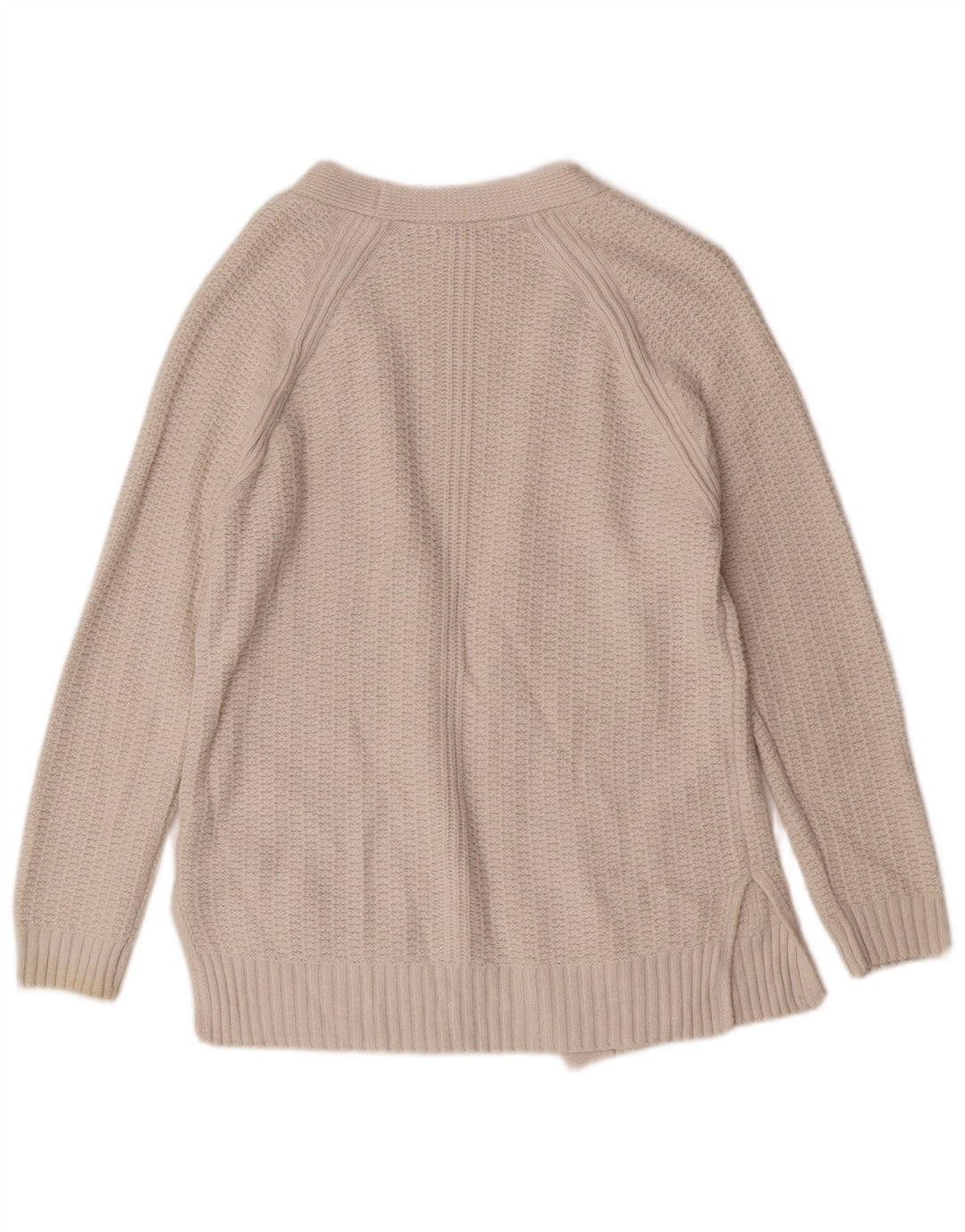 Pulover cardigan pentru femei Fat Face UK 8 Small Beige Viscose Classic
