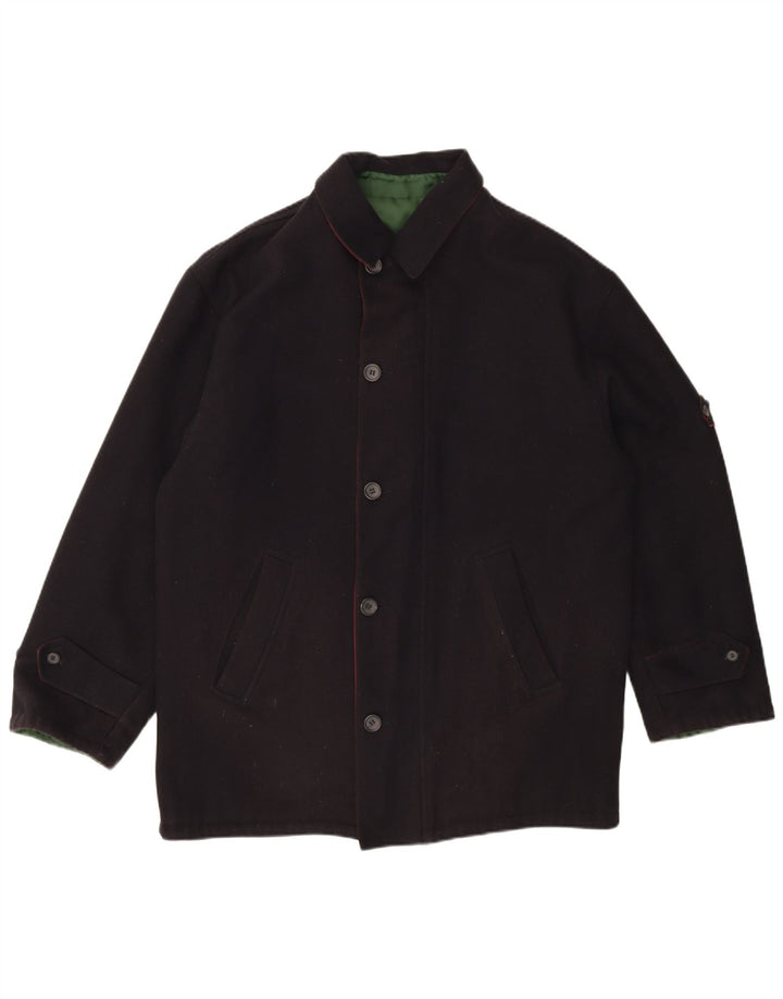 Jachetă reversibilă pentru bărbați Ivy Oxford UK 40 mare, lână bleumarin
