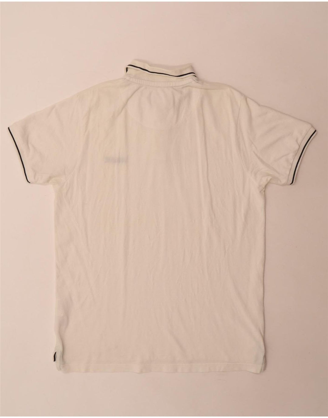 Tricou polo pentru bărbați Woolrich, bumbac alb XL