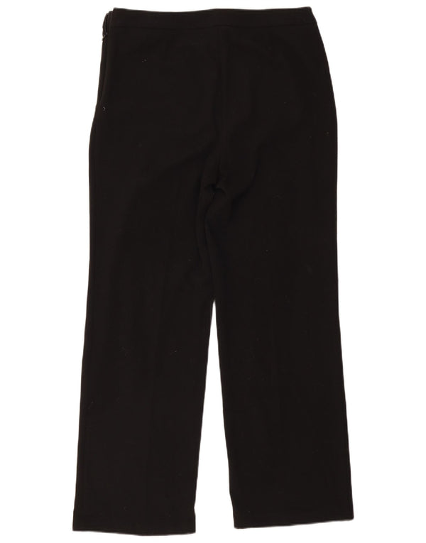 Marks & Spencer Pantaloni casual pentru femei cu picioare largi UK 14 Large W32 L30 Negru