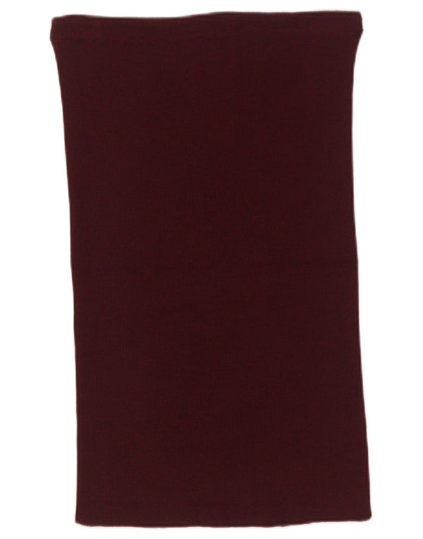 Fusta Dreaptă Femei Sevres IT 44 Medium W34 Lână Nouă Bordeaux