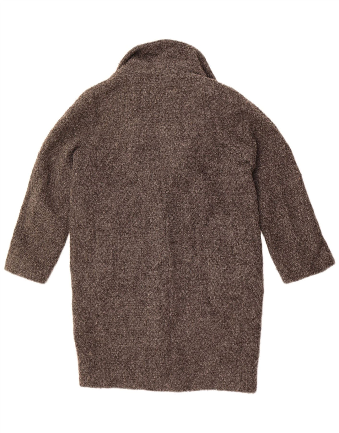 Massimo Dutti pardesiu supradimensionat pentru femei UK 10 mic din lână gri
