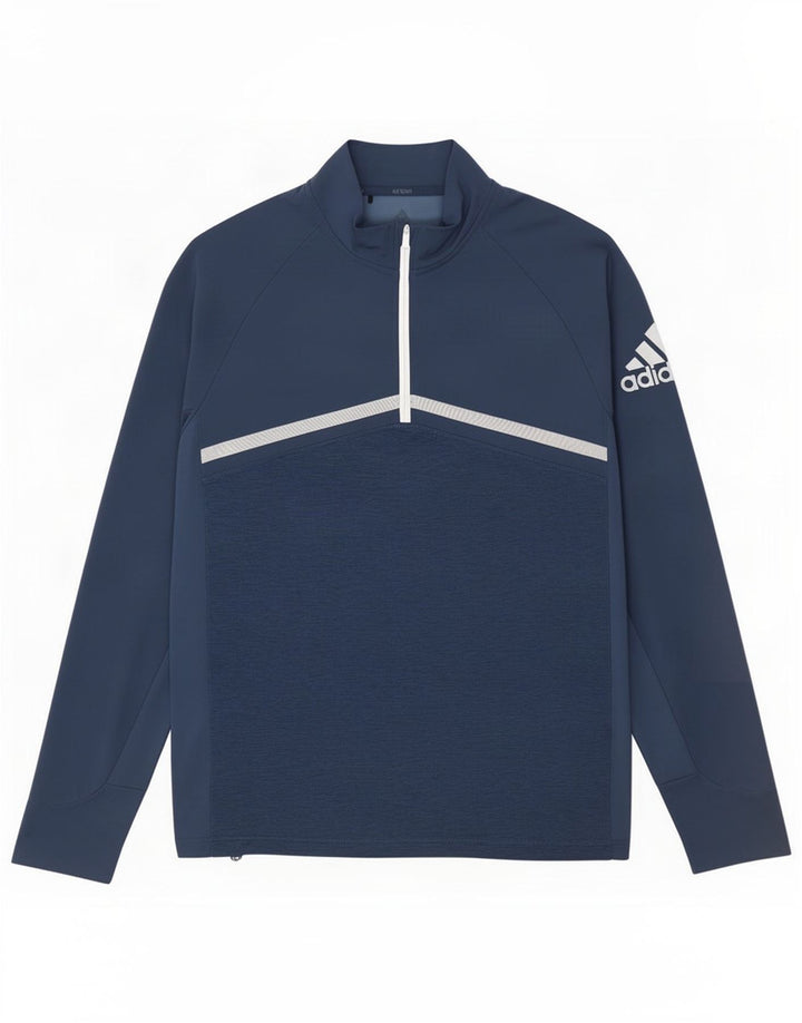 Trening pentru bărbați Adidas Graphic Pullover Top Mediu Bleumarin Colorblock