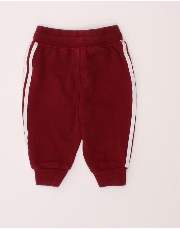 Pantaloni de trening cu grafic pentru fetite Adidas 3-6 Luni Bumbac Burgundy