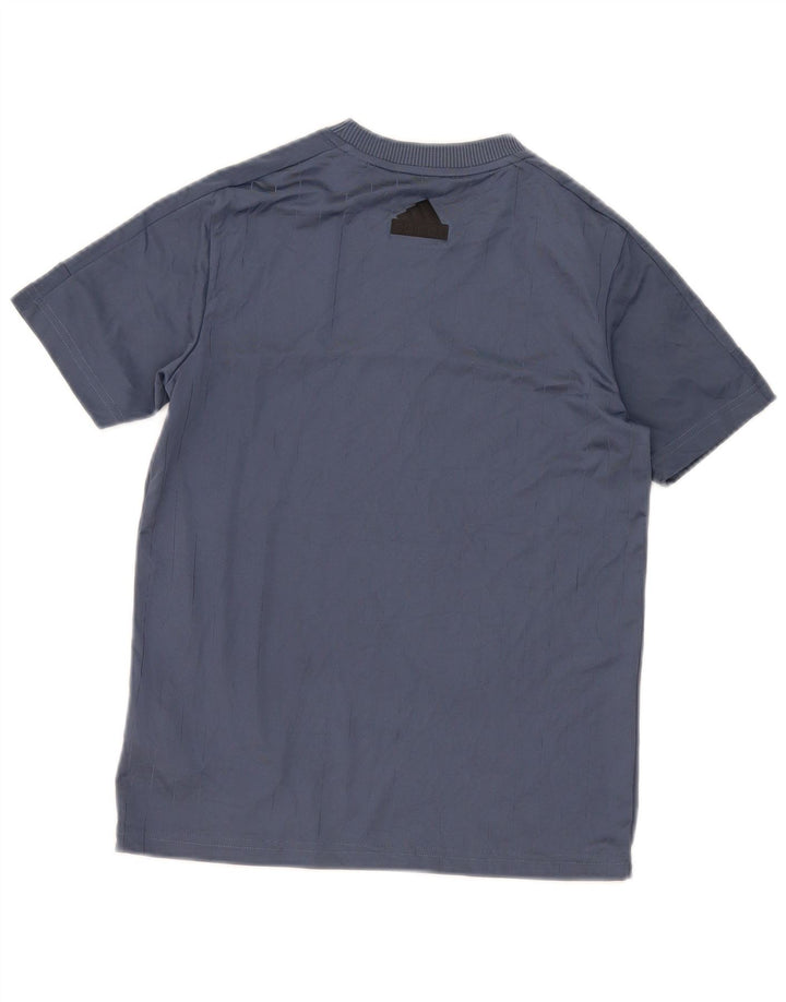 Tricou grafic Adidas pentru băieți Top 11-12 ani Poliester bleumarin