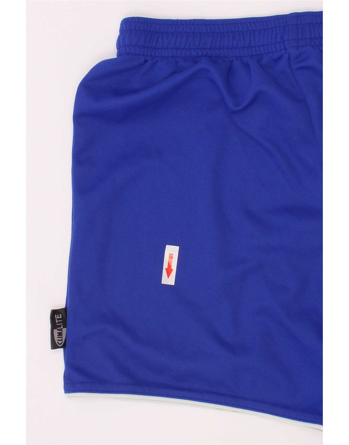 Pantaloni scurți sport pentru băieți Adidas Climalite 9-10 ani poliester albastru