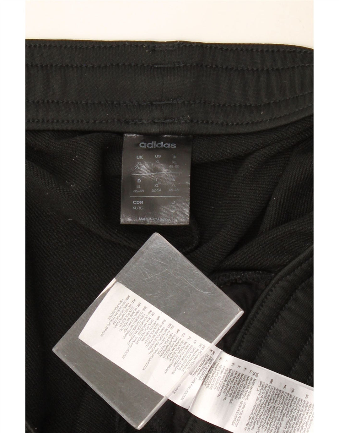 Pantaloni de trening pentru femei ADIDAS Joggeri UK 20/22 XL Poliester negru