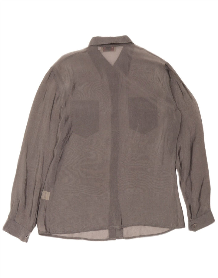 Cămașă Preca Femei See Through IT 44 Medium Gri Poliamidă