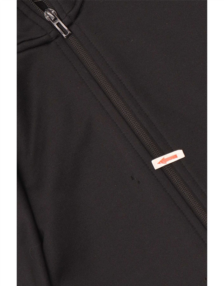 Pulover Adidas pentru bărbați, cu fermoar, 2XL, poliester negru