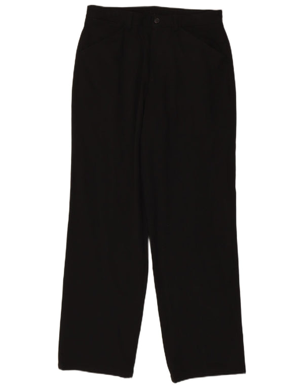 Pantaloni casual drepti pentru bărbați Marks & Spencer L30 L31 Poliester negru