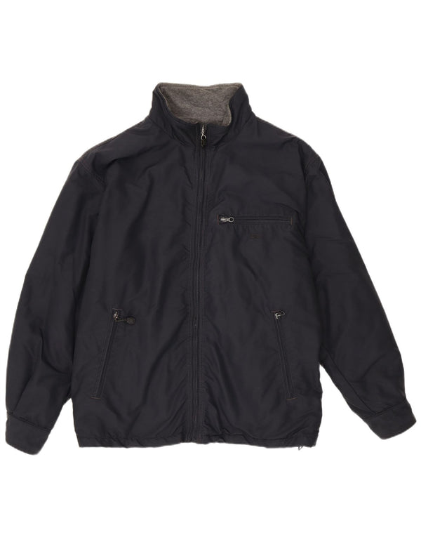 Think Pink Mens Bomber Windbreaker Jacket UK 42 XL Navy Blue