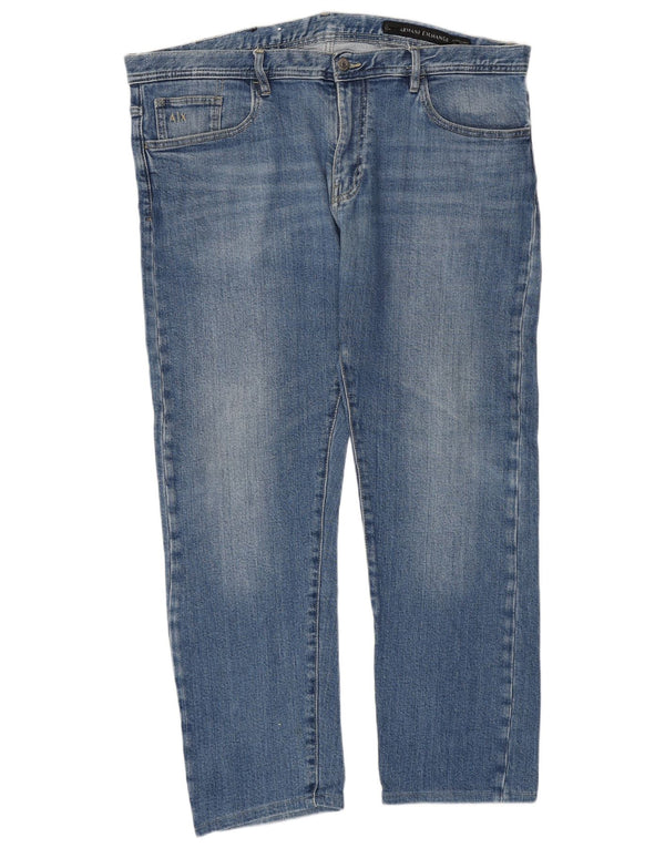 ARMANI EXCHANGE Jeans Slim Milan pentru bărbați W38 L29 Bumbac Albastru
