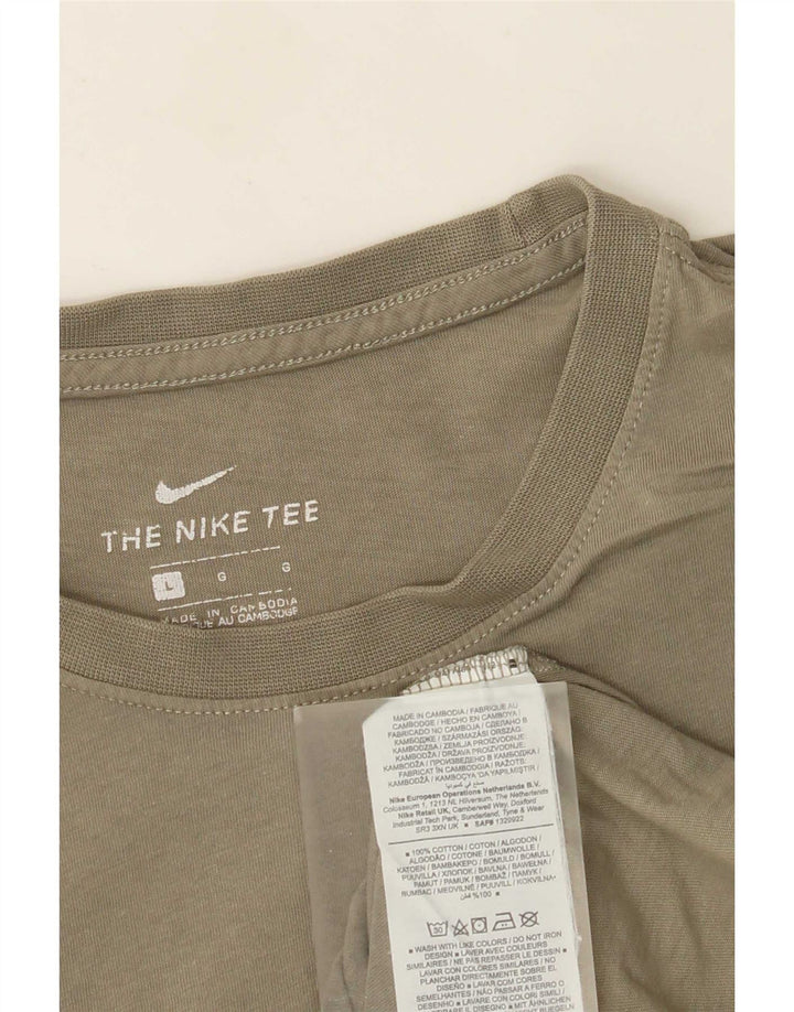 Tricou pentru bărbați Nike Top mare din bumbac kaki
