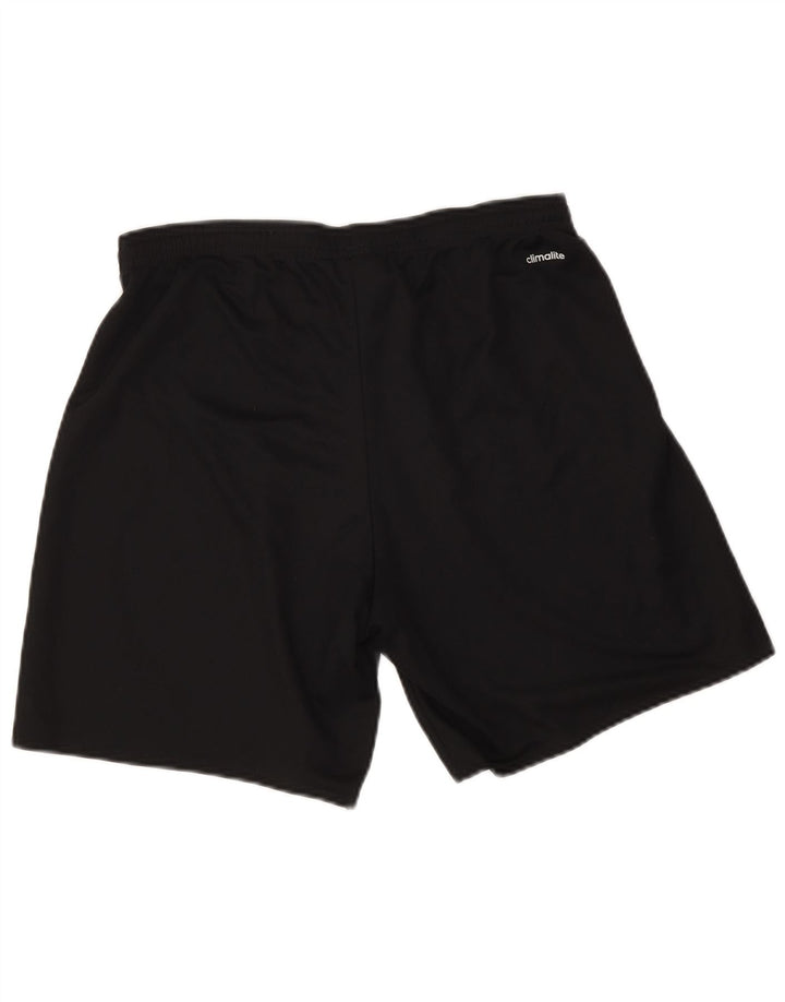 Pantaloni scurți sport pentru bărbați Adidas Climalite, poliester mediu negru