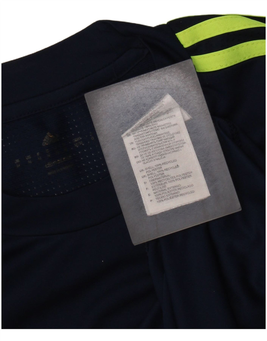 Tricou pentru bărbați ADIDAS Climacool Top Mediu Bleumarin Poliester Colorblock