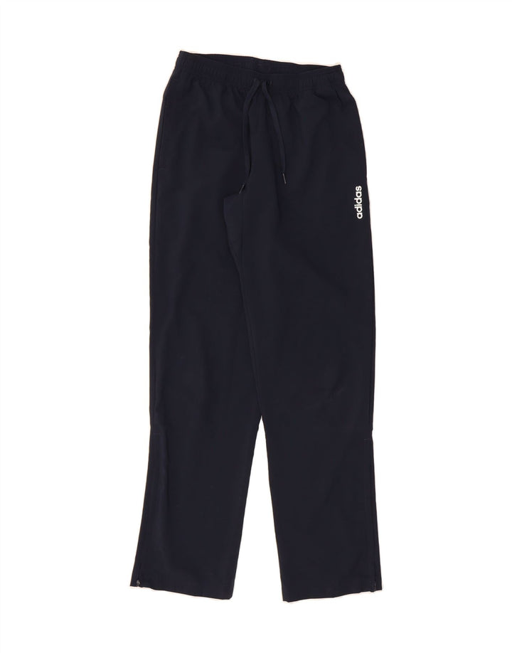 ADIDAS Mens Tracksuit Trousers Small  Navy Blue Polyester Vintage Adidas and Second-Hand Adidas from Messina Hembry 