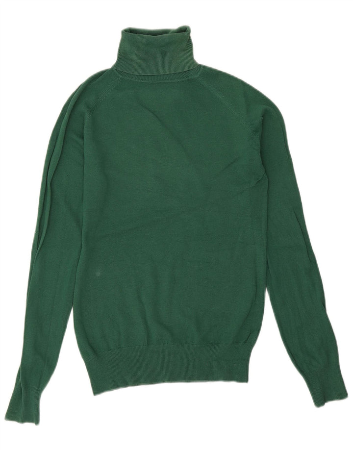 Pulover pentru femei cu gât rulat Zara UK 14 mare verde