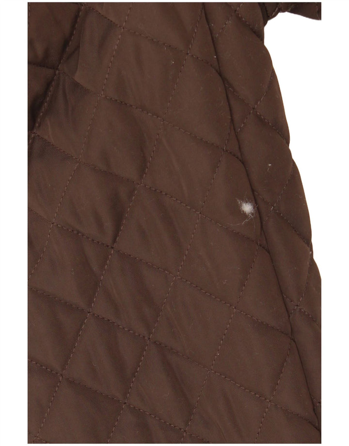 Jachetă matlasată pentru bărbați London Fog UK 40 Poliester maro mare