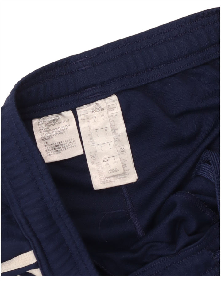 Pantaloni de trening Adidas pentru bărbați, mari, albastru, poliester