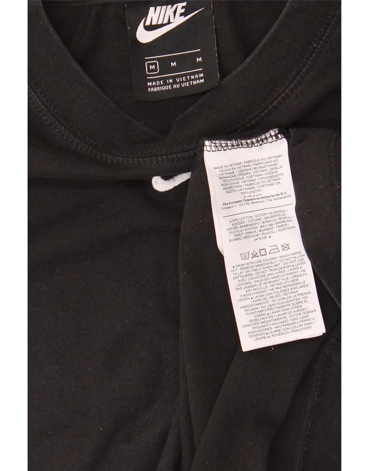Tricou pentru bărbați Nike Top Mediu Negru Bumbac