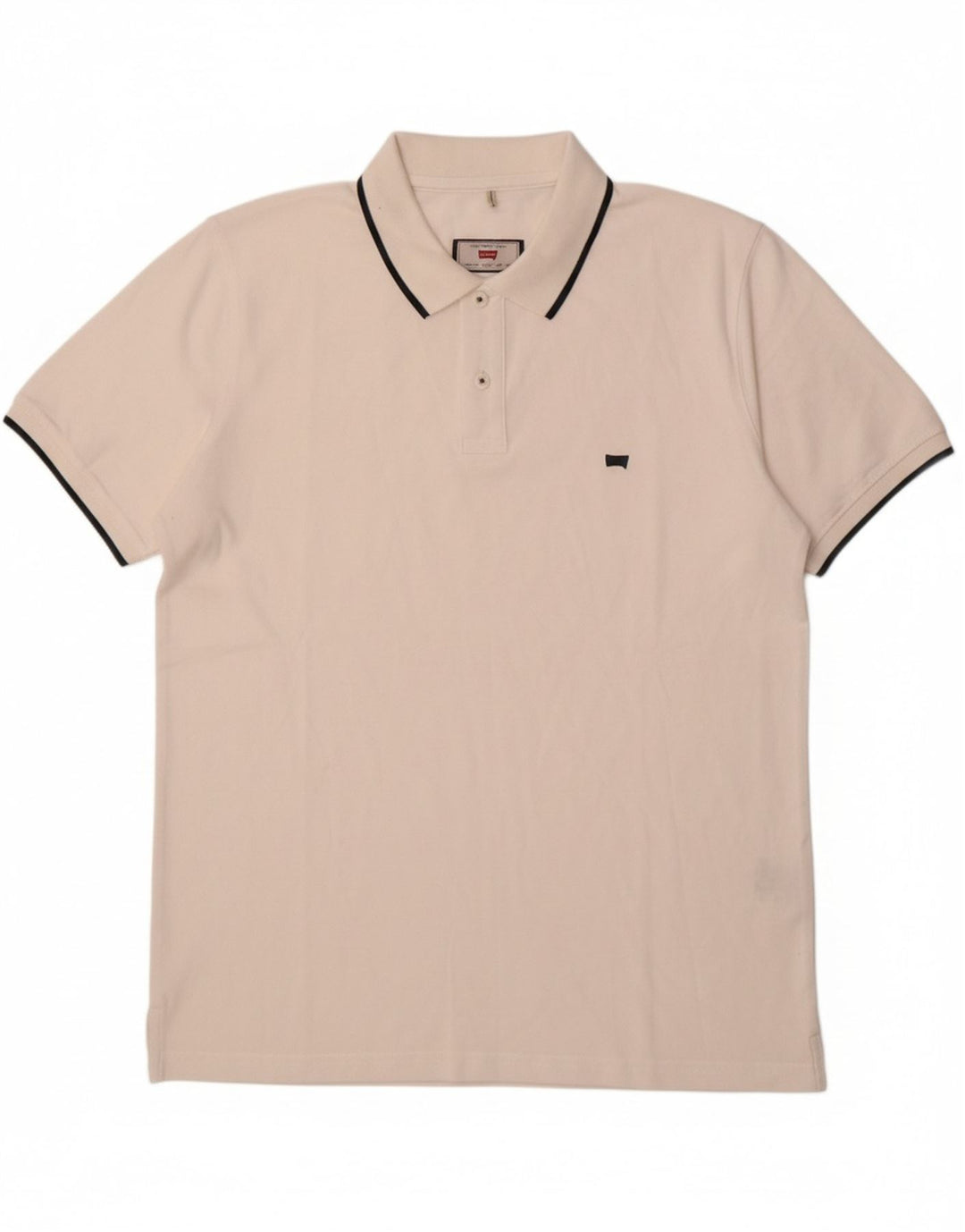 CARRERA Mens Regular Polo Shirt Large White Cotton Vintage Carrera and Second-Hand Carrera from Messina Hembry 