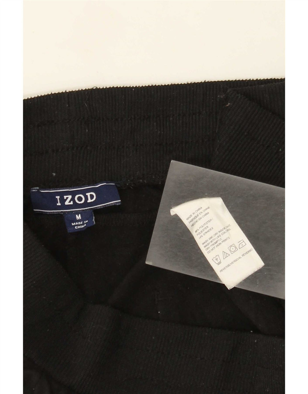Pantaloni de trening Izod pentru femei UK 14 Poliester mediu negru