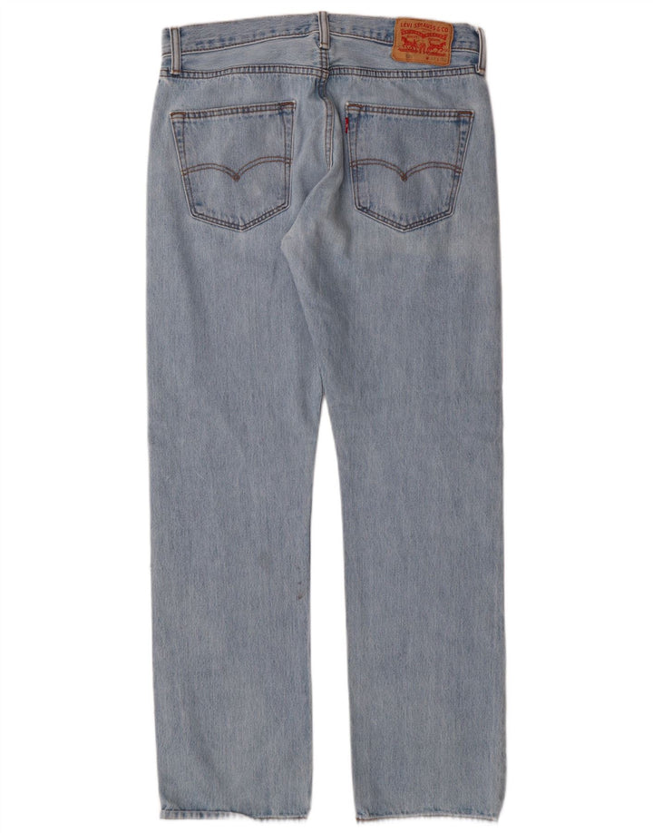 Blugi drepti pentru bărbați Levi's 501 W33 L32 Bumbac albastru