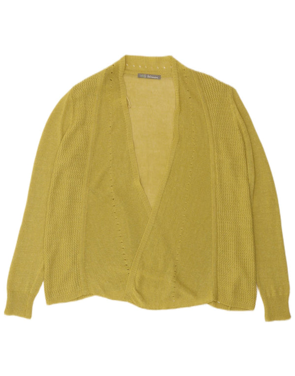 Pulover cardigan deschis pentru femei Marks & Spencer UK 16 mare, verde, viscoză