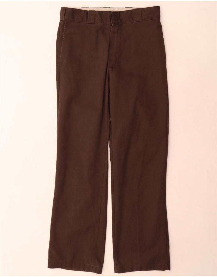 Pantaloni chino 874 drepti pentru bărbați Dickies L31 L32 Poliester maro