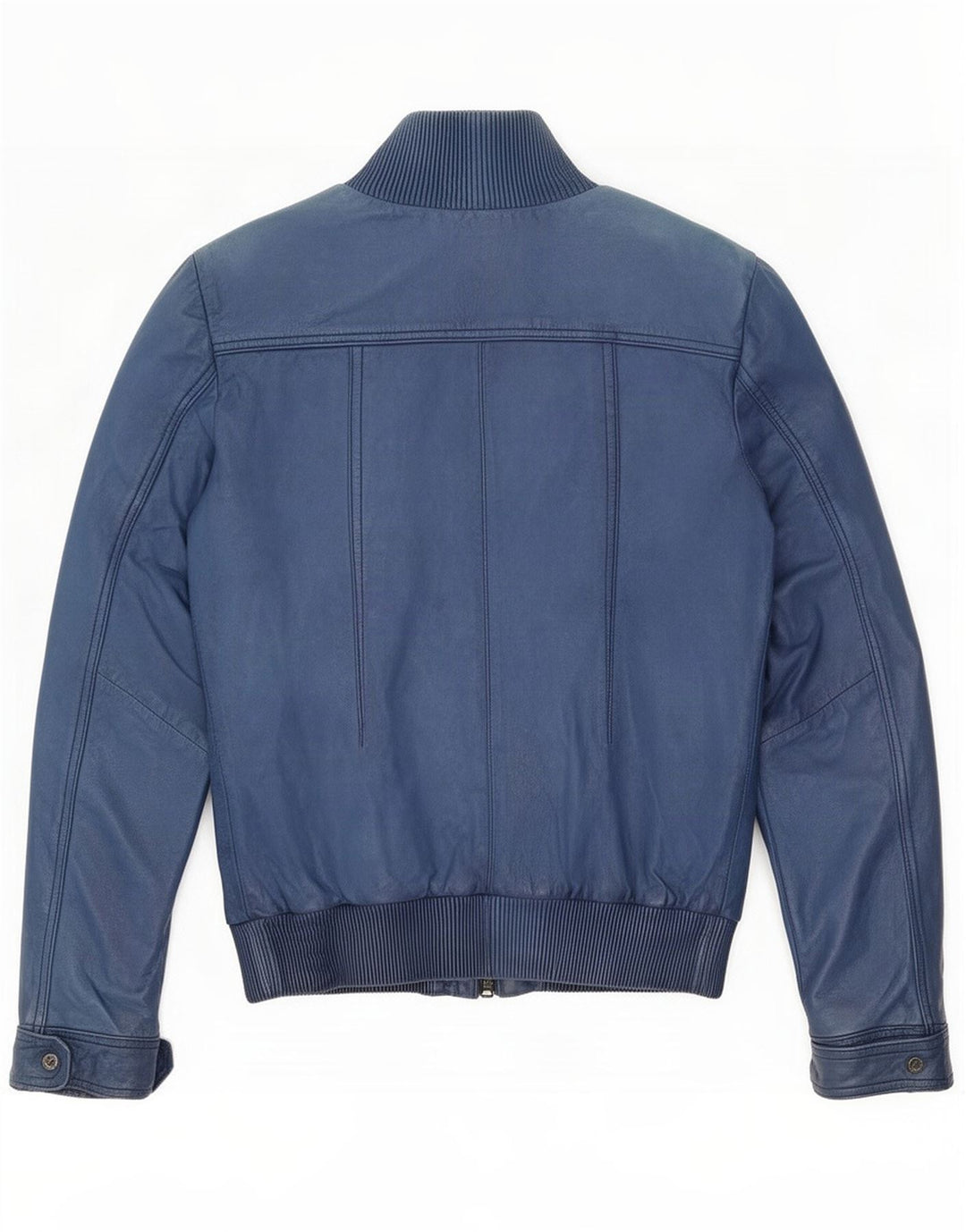 Jachetă de piele Bomboogie pentru femei UK 12 Medium Blue