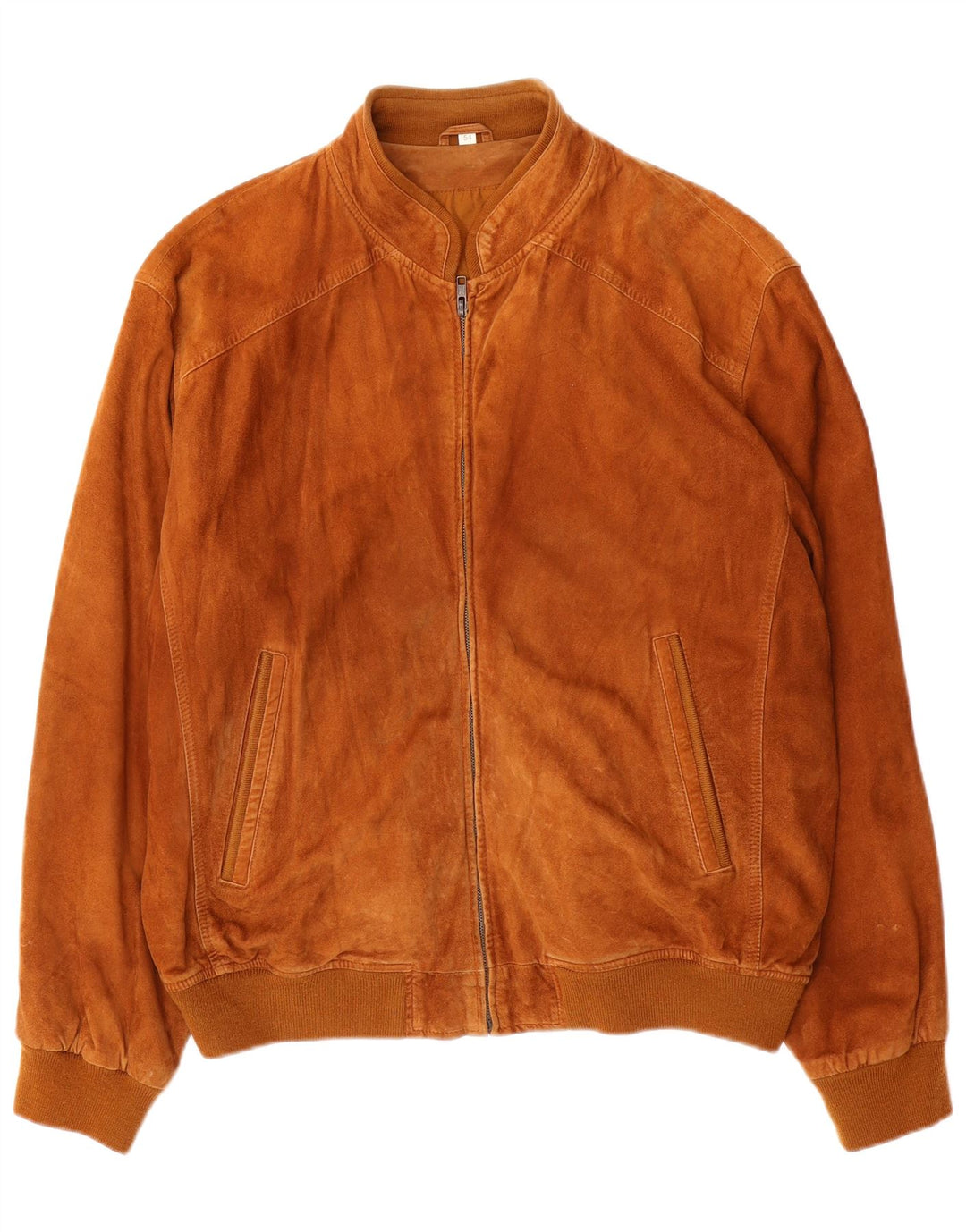 Bomber VINTAGE pentru bărbați din piele intoarsa IT 54 2XL din piele bej