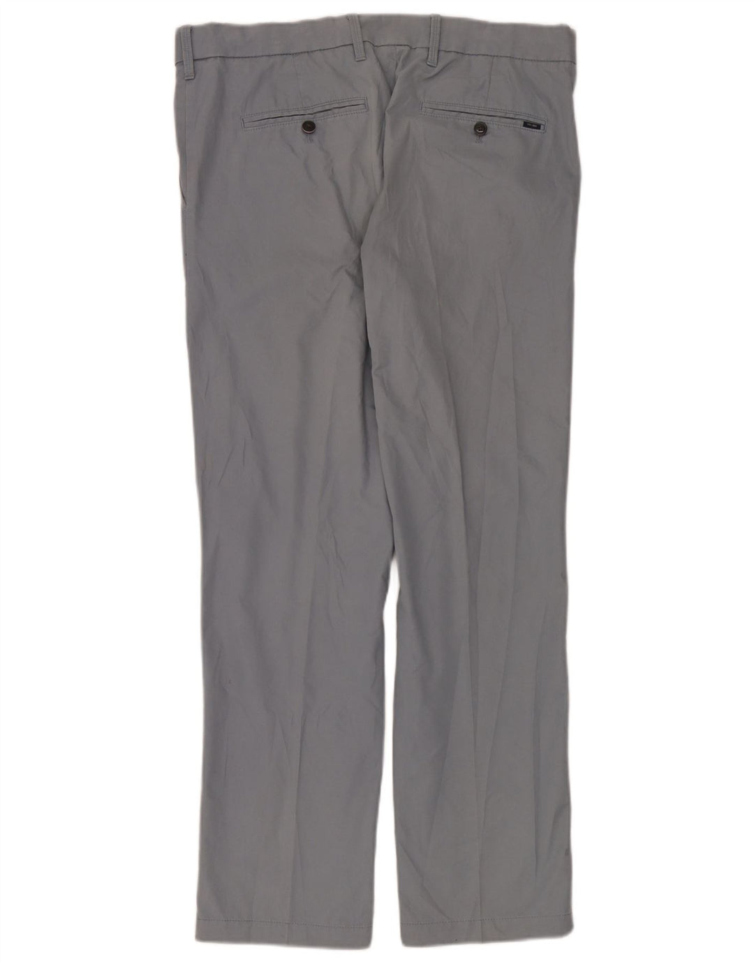 Pantaloni de costum pentru bărbați Marks & Spencer, cu ajustare normală, L36 L31, bumbac albastru