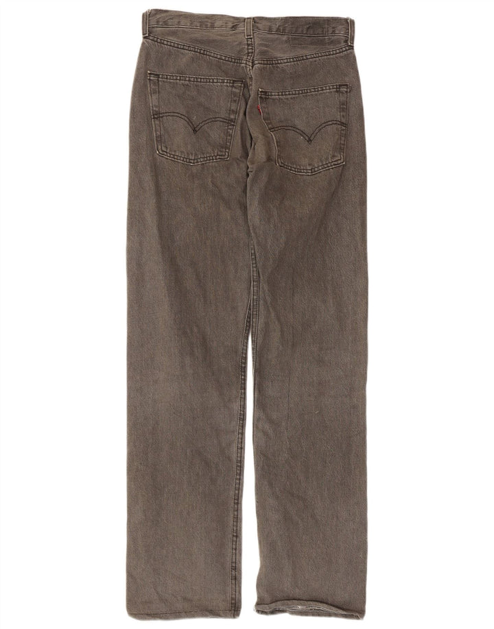 Blugi drepti pentru bărbați Levi's W30 L34 bumbac gri