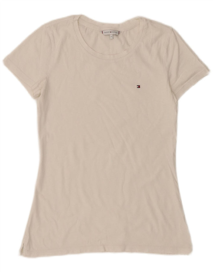 Tricou Tommy Hilfiger pentru femei Top UK 8 Small White