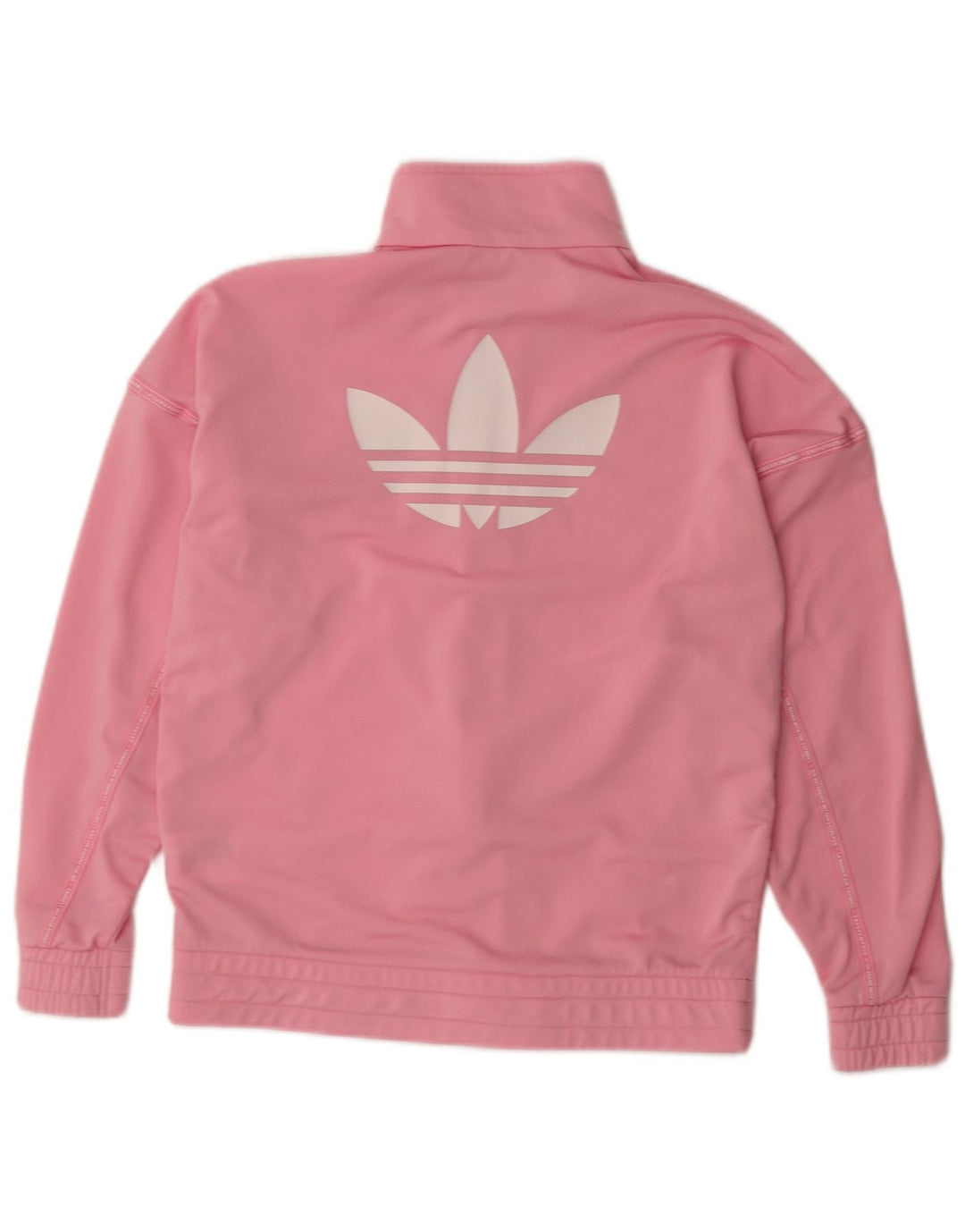 Jachetă de top pentru trening cu grafic pentru fete Adidas 11-12 ani poliester roz