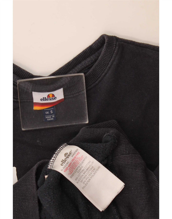 Hanorac cu grafic pentru bărbați Ellesse Pulover mic din bumbac bleumarin