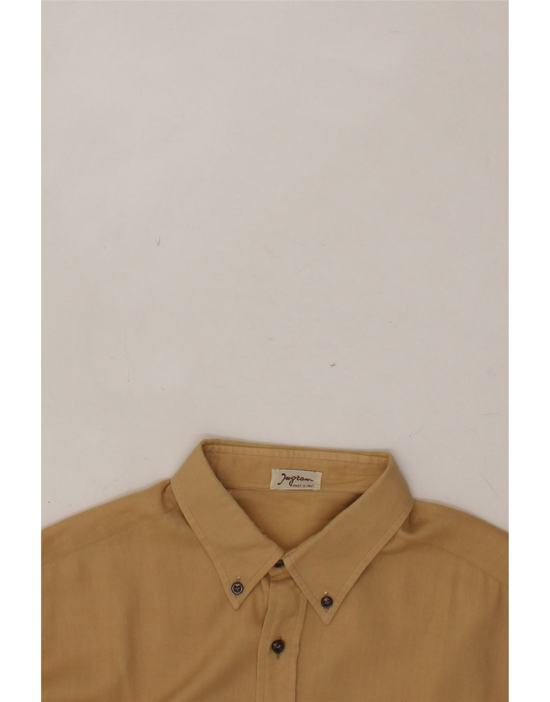 INGRAM Mens Shirt Medium Beige Vintage Ingram and Second-Hand Ingram from Messina Hembry 