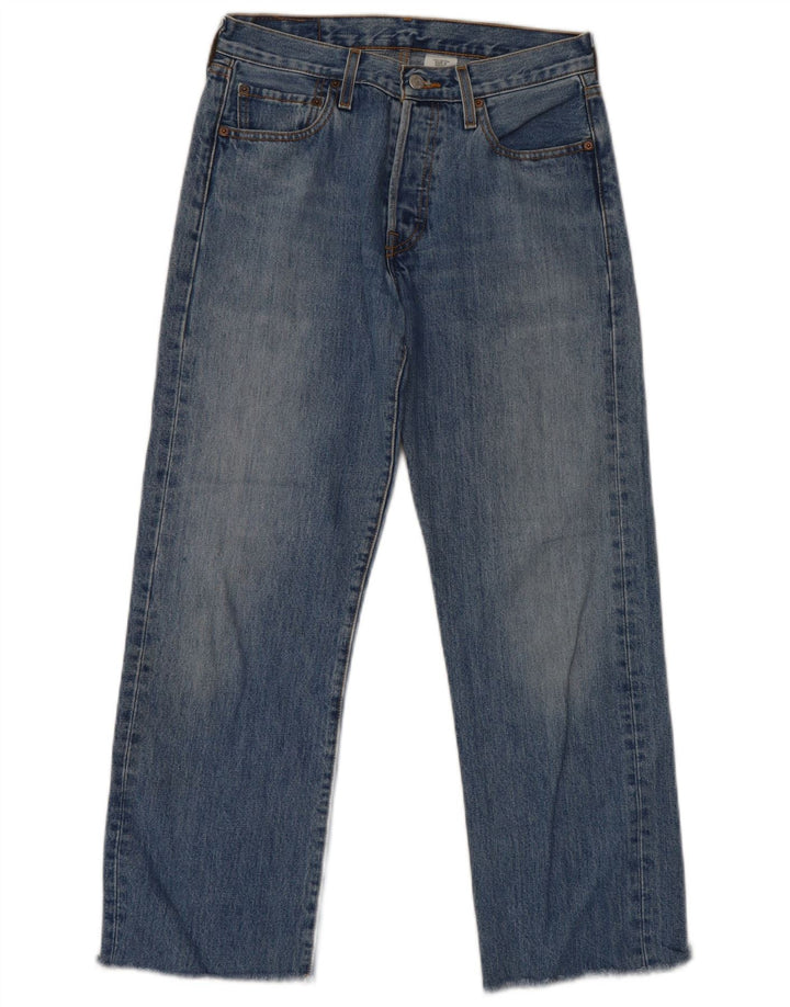 Blugi drepti pentru bărbați Levi's 501 W29 L28 Bumbac albastru