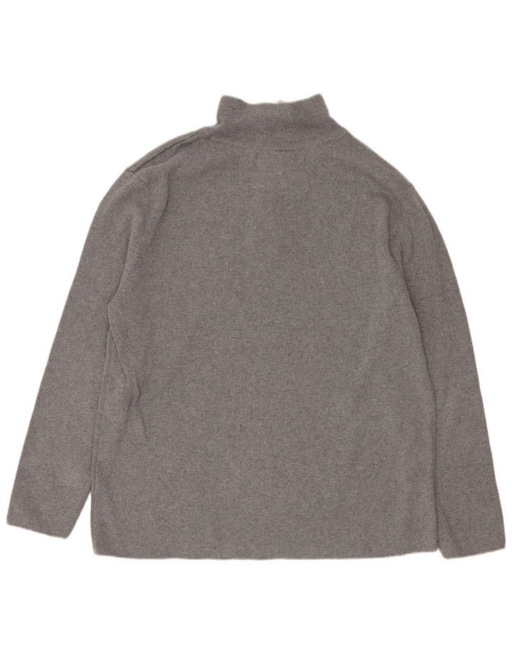 Zara băieți 1/4 Zip Top cu mânecă lungă 13-14 ani bumbac gri