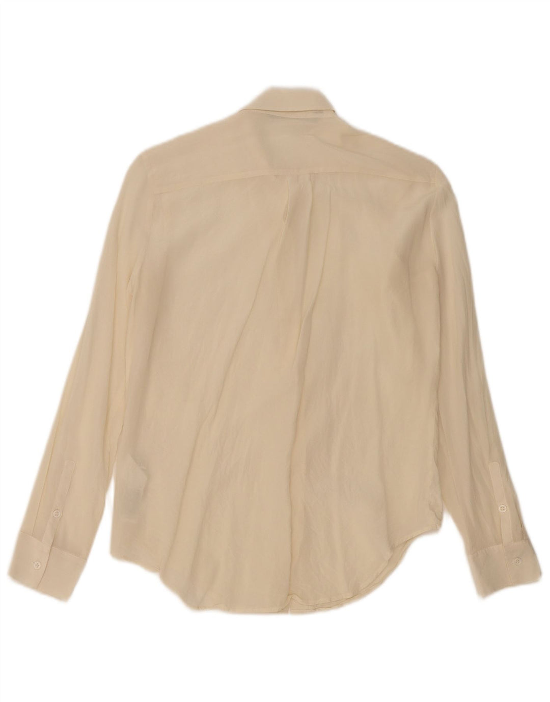 Cămașă pentru femei Zara UK 12 Medium din mătase alb