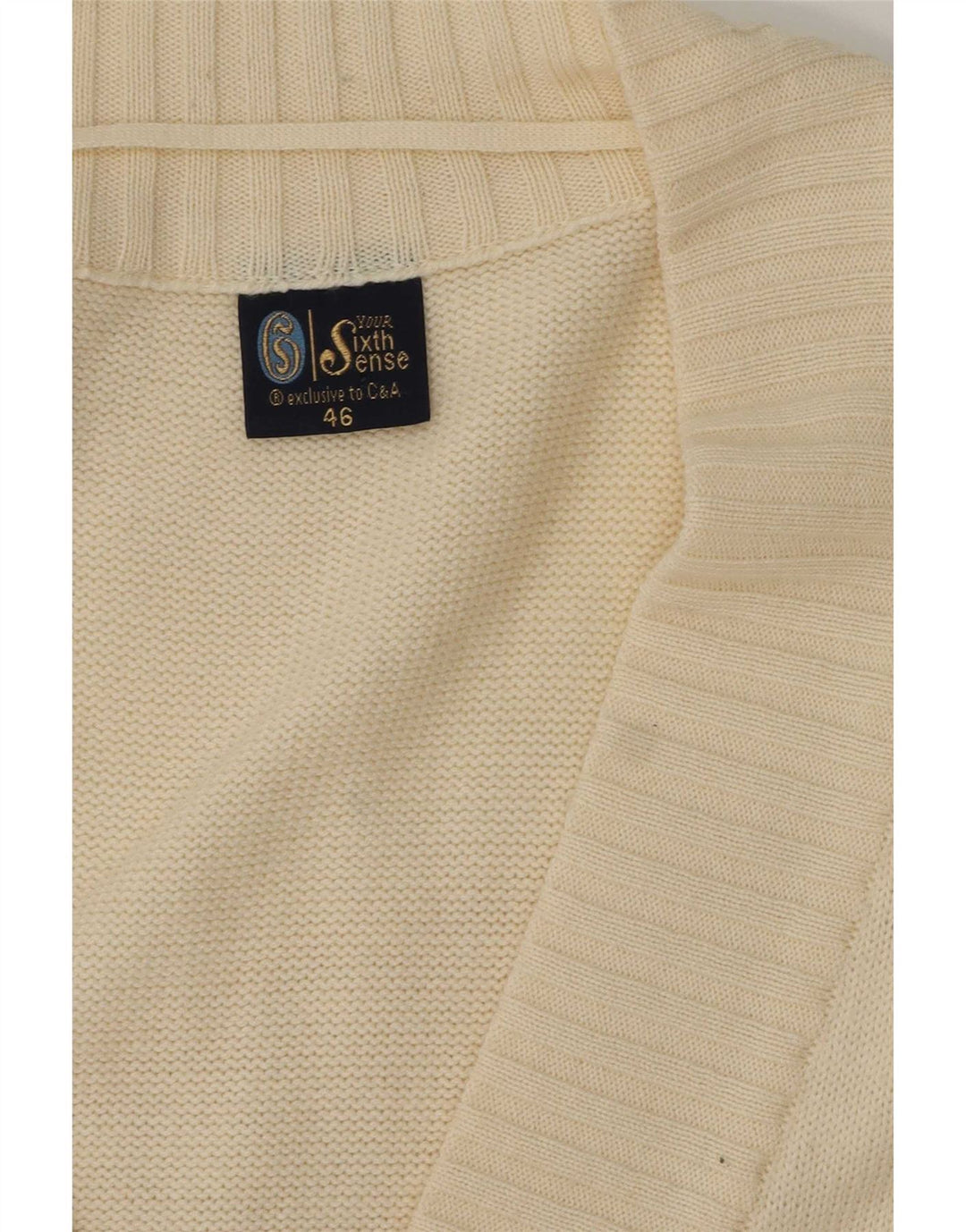 Pulover cardigan supradimensionat pentru femei Your Sixth Sense EU 46 XL alb